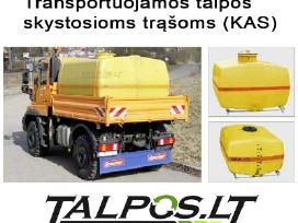 Vandens talpos, talpykla trašoms, talpa kurui