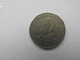Rytų Karibai 25 centai 1996