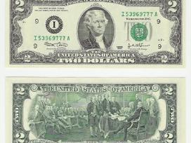 Parduodu retus 2 dolerių banknotus.