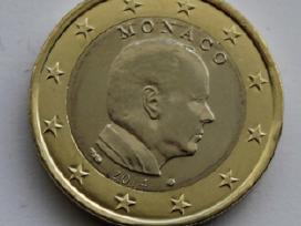 1 eur ir 2 eur Monaco 2023 m.unc,10 cnt