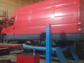 Mikroautobusų automobilių remontas- ratų suvedimas
