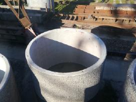Betoninės talpos, šulinio žiedai su dugnu