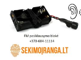 Fm pasiklausymo blakė puiki garso kokybė