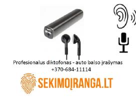 Profesionalus diktofonas automatinis balso įrašyma