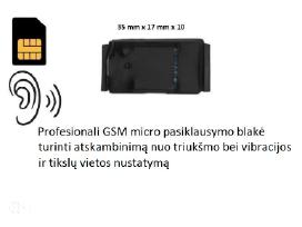 Profesionali ypač maža pasiklausymo blakė gsm