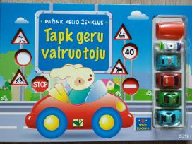 Knygutė vaikams "Tapk geru vairuotoju"
