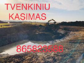 Tvenkinių, prūdų kasimas