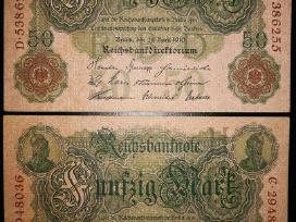 50 Vokietijos markių. 1910m.