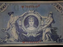 100 Vokietijos markių. 1908m.