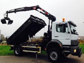 Sunkvežimis su kranu 4x4 nuoma