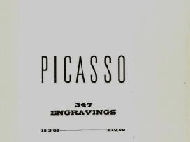 Retas "Picasso 347 graviūrų" katalogas (France)