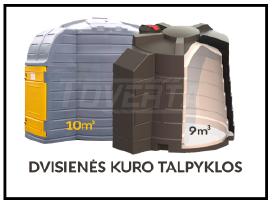 Kuro talpos, kolonėlė kurui, trąšų talpa, įranga