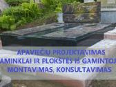 Antkapiniai Paminklai Kapų dengimas plokštėmis