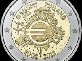 Suomijos proginės euro monetos - nuotraukos Nr. 27