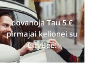 Citybee 5€ nuolaidos kuponas Lh08t