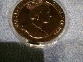 Moneta , Gibraltar , 1993 m. 1 crown , cu-ni - nuotraukos Nr. 2