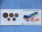 Monetu rinkinys, New Zealand, 1989m, cu-ni