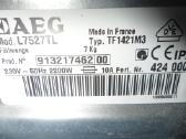 Skalbimo Masina Per Virsu Aeg L7527tl - nuotraukos Nr. 9
