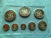Monetu rinkinys belize 1974m, proof cu-ni - nuotraukos Nr. 2