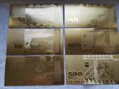 Suvenyriniai aukso spalvos euro banknotai - nuotraukos Nr. 5