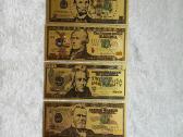 Suvenyriniai aukso spalvos euro banknotai - nuotraukos Nr. 7