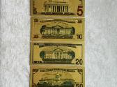 Suvenyriniai aukso spalvos euro banknotai - nuotraukos Nr. 8