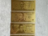 Suvenyriniai aukso spalvos euro banknotai - nuotraukos Nr. 9