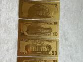 Suvenyriniai aukso spalvos euro banknotai - nuotraukos Nr. 10