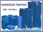 Plastikinės talpos vandeniui, trąšoms 200-20000 L