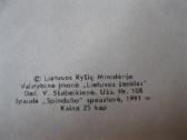1991 Metu Pasto Vokas – Nepanaudotas. Kolekcinis - - nuotraukos Nr. 5