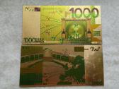 Suvenyriniai aukso spalvos euro banknotai - nuotraukos Nr. 16