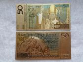 Suvenyriniai aukso spalvos euro banknotai - nuotraukos Nr. 20