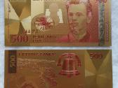Suvenyriniai aukso spalvos euro banknotai - nuotraukos Nr. 21