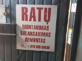 Ratu montavimas,kondicioneriu pildymas viršuliškiu