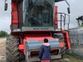 Kombainas Massey Ferguson 42 ardomas dalimis - nuotraukos Nr. 3