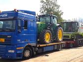 Kombainų transportavimas, žemagrindis tralas - nuotraukos Nr. 16
