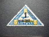 Lietuva 1922 Oro pastas svarus Mlh lit186s