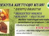 Beržinės malkos - 60eur., Durpių briketai -185eur. - nuotraukos Nr. 7