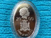 Moneta Zambia 2000m. 1000 kwacha, cu-ni - nuotraukos Nr. 2