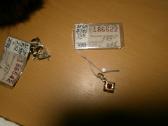Auksinis pakabukas 585 su granatu 3,8 ct, 1,45g - nuotraukos Nr. 3