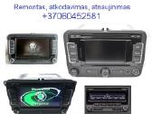 Volkswagen Rns 510 315 ir kt atkodavimas, remontas