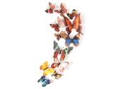 3D sienų lipdukai - margaspalviai drugeliai - nuotraukos Nr. 21