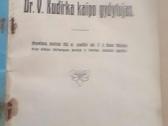 Sena knyga 1925 m,kudirka kaip gydytojas - nuotraukos Nr. 2