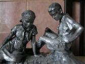 Šachmatai. Reta – Didele CcCCCP Metaline Statulele - nuotraukos Nr. 2