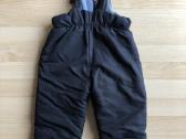 Mėlynos minkštutės kombinezoninės kelnės 86-92cm - nuotraukos Nr. 4