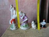 CcccccccCCCP Porceliano statuleles 3 vnt.-su Defek - nuotraukos Nr. 2