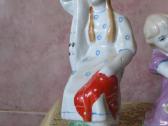 CcccccccCCCP Porceliano statuleles 3 vnt.-su Defek - nuotraukos Nr. 3