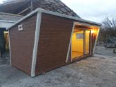 Sauna. Karkasine pirtis. Pirtis