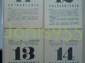 Kalendoriaus lapeliai - 1979m. - nuotraukos Nr. 9