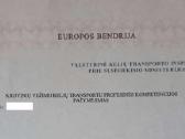 Transporto vadybininko kompetencijos pažymejimas